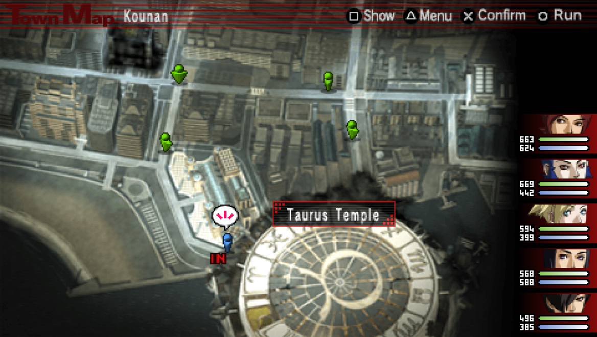 Taurus Temple World Map